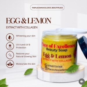 Egg & Lemon beauty soap