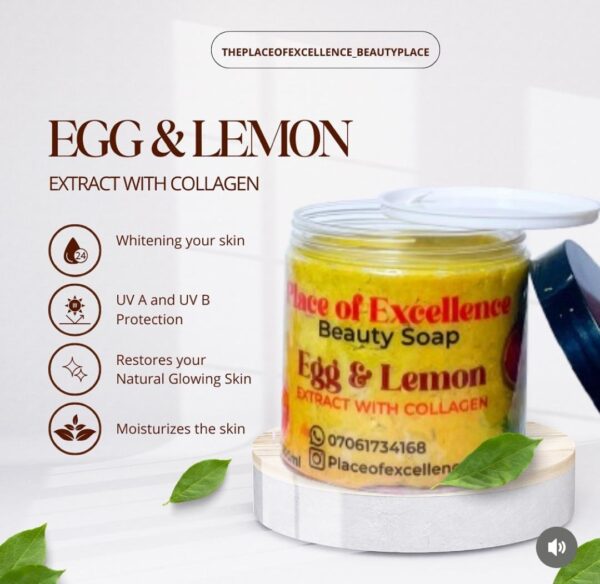 Egg&Lemon Soap + Glow Oil + Scrub